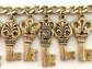 Secret Keys Charm Bracelet